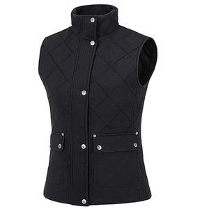 *NEW* Women's Quilted Zip-Up Vest, Water Resistant